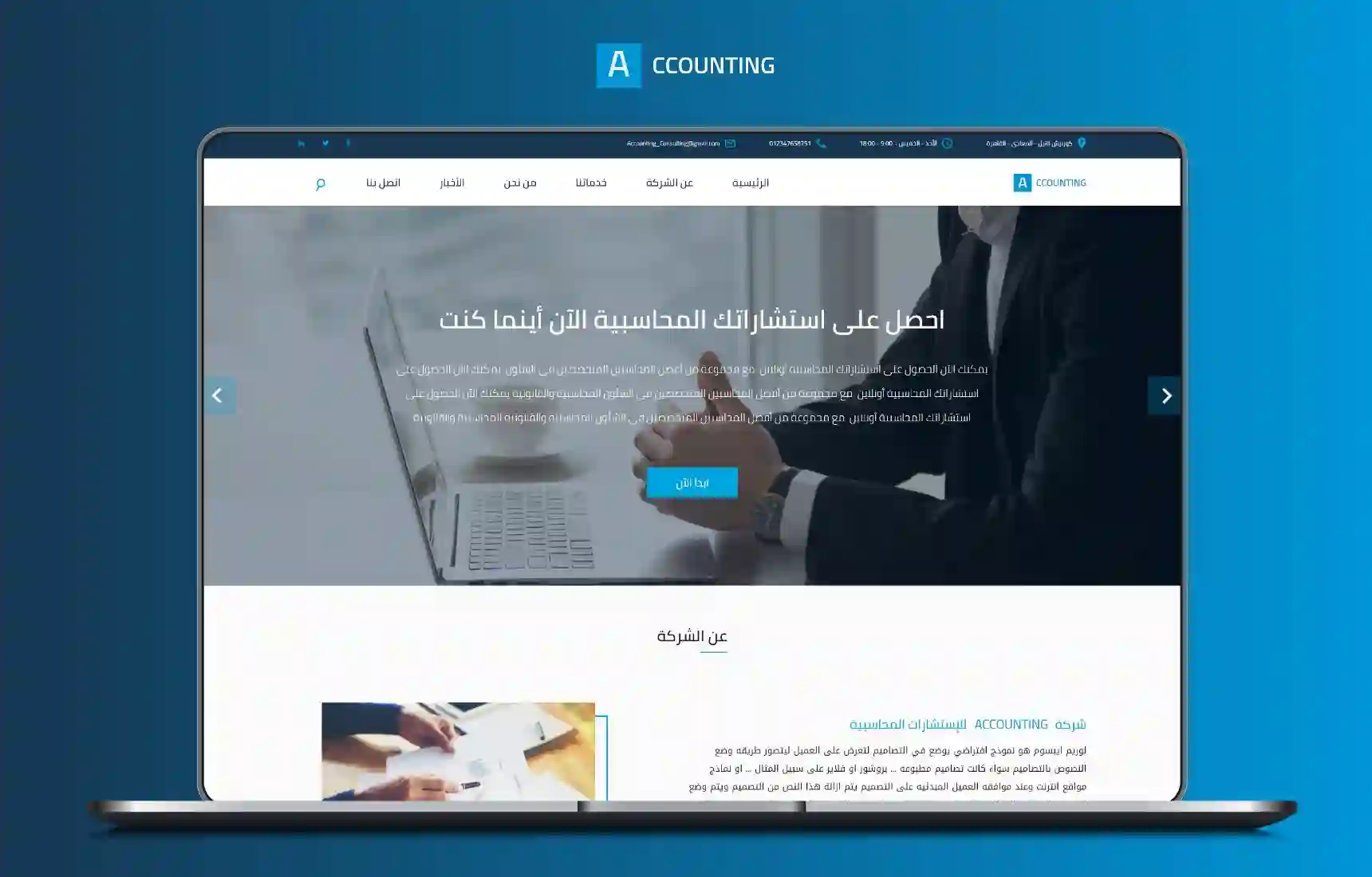 Accounting Consulting Website
